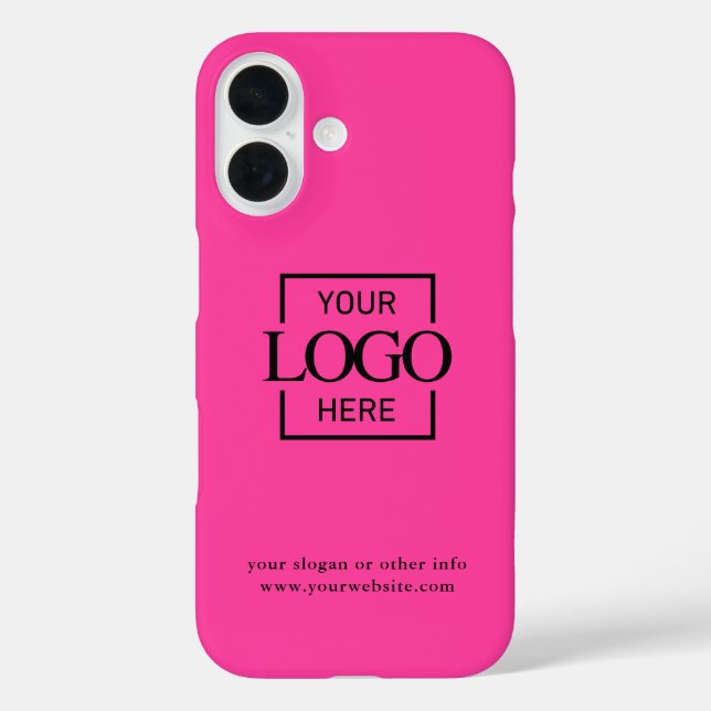 Benutzerdefiniertes modernes minimalistisches Logo Case-Mate iPhone Hülle (Rückseite)