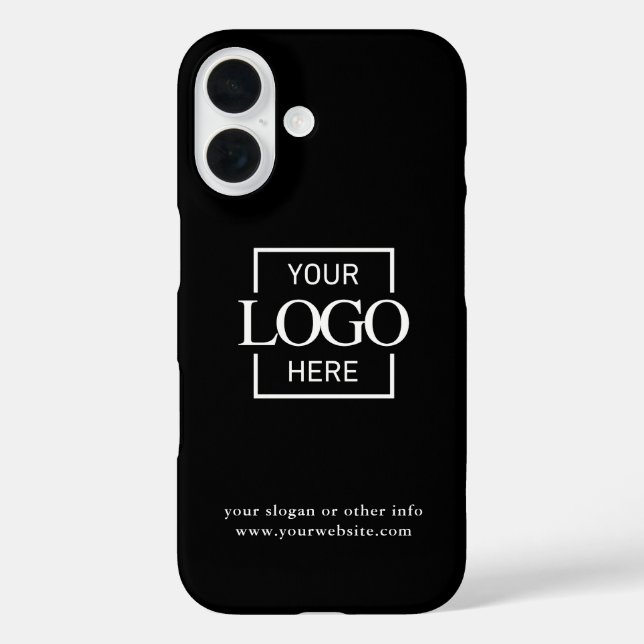 Benutzerdefiniertes modernes minimalistisches Logo Case-Mate iPhone Hülle (Rückseite)
