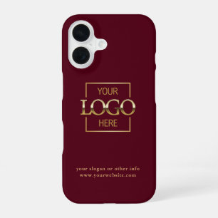 Benutzerdefiniertes modernes minimalistisches Logo iPhone 16 Hülle