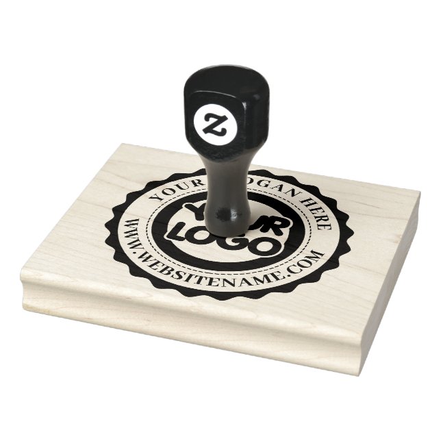 Benutzerdefiniertes, modernes Round-Business-Logo  Gummistempel (Stempel)