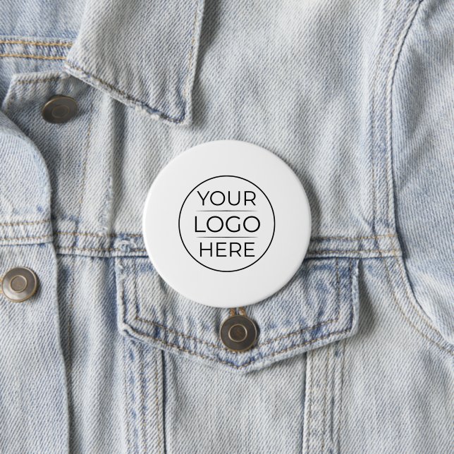 Benutzerdefiniertes modernes rundes Geschäftslogo Button (Beispiel)