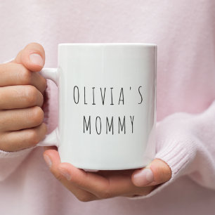 Benutzerdefiniertes MOMMY-Foto und Name   Personal Kaffeetasse