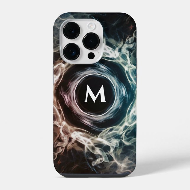 Benutzerdefiniertes Monogram iPhone Gehäuse mit Ra Hülle (Rückseite)
