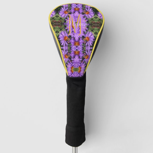 Benutzerdefiniertes Monogramm Anfangsbuchstabe Nam Golf Headcover (Vorderseite)