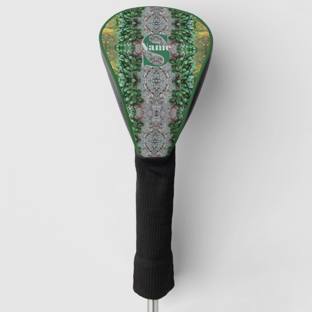 Benutzerdefiniertes Monogramm Anfangsbuchstabe Nam Golf Headcover (Vorderseite)