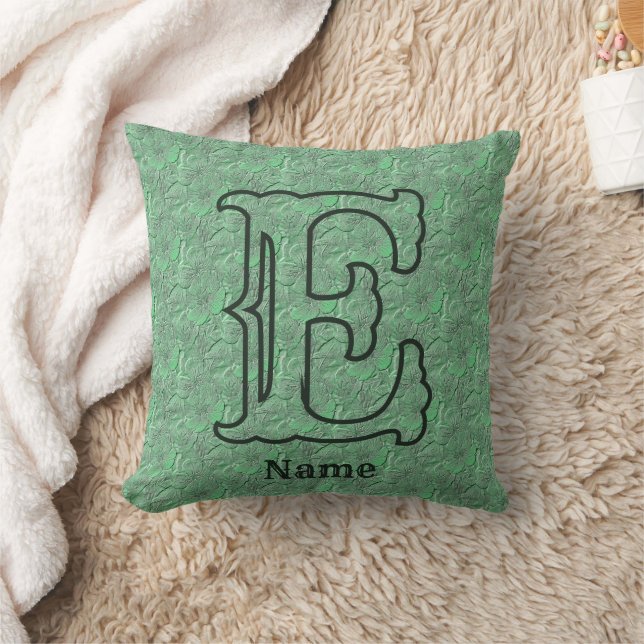 Benutzerdefiniertes Monogramm Anfangsbuchstabe Nam Kissen (Decke)