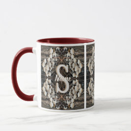 Benutzerdefiniertes Monogramm Anfangsbuchstabe Nam Tasse