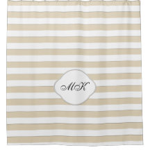 Benutzerdefiniertes Monogramm auf weißen Streifen