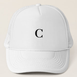Benutzerdefiniertes Monogramm C Logo Abhaya Libre Truckerkappe