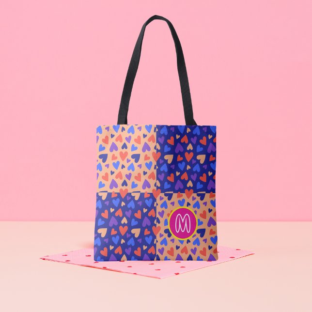 Benutzerdefiniertes Monogramm Decora Kawaii Herzen (Von Creator hochgeladen)