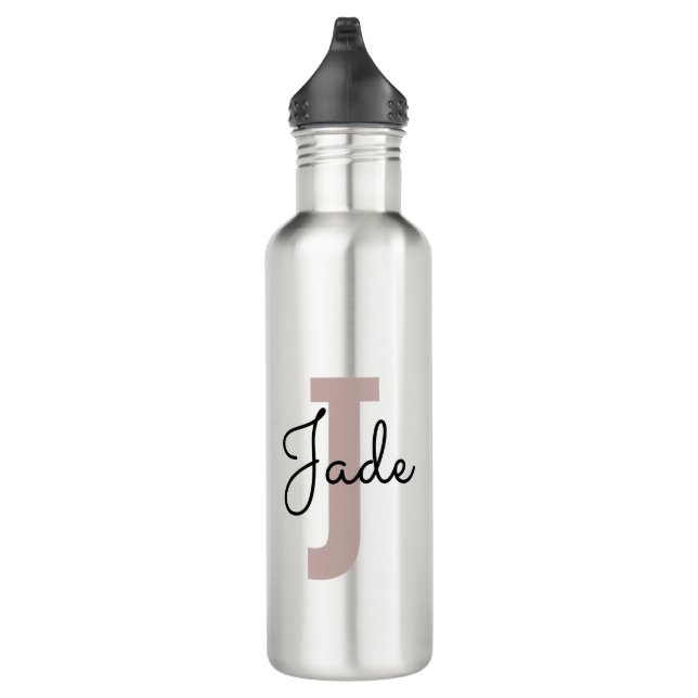Benutzerdefiniertes Monogramm-Geschenk für Namen,  Edelstahlflasche (Rechts)