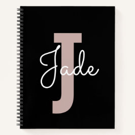 Benutzerdefiniertes Monogramm-Geschenk für Namen,  Notizbuch