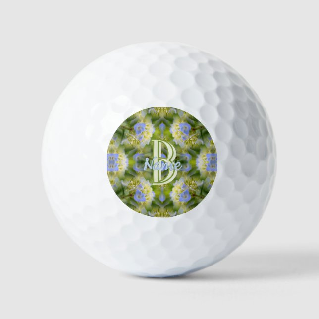Benutzerdefiniertes Monogramm Ihr Anfangsbuchstabe Golfball (Vorderseite)