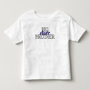 Benutzerdefiniertes Monogramm Jungen passend zu Br Kleinkind T-shirt