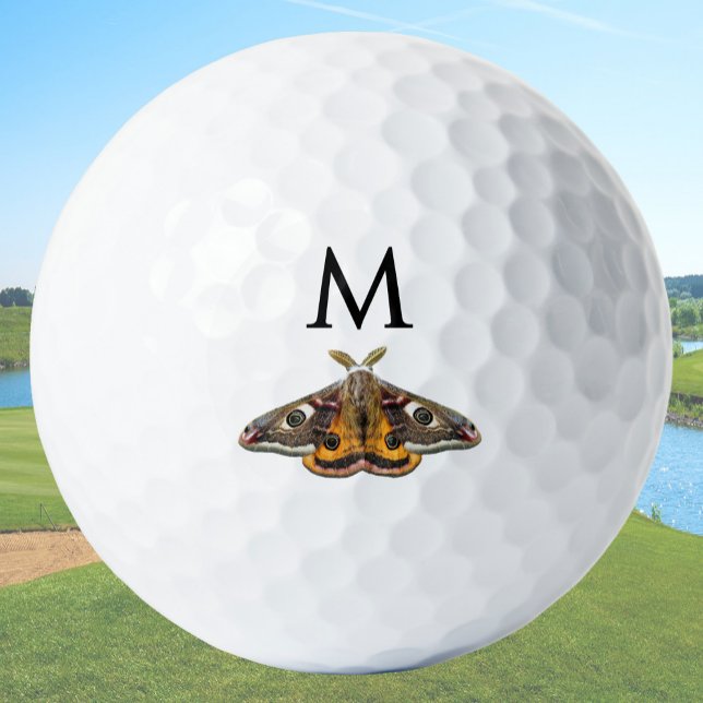 Benutzerdefiniertes Monogramm Kaisermotte Golfball (Von Creator hochgeladen)