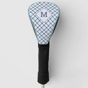 Benutzerdefiniertes Monogramm Kariert / Tartan Mus Golf Headcover