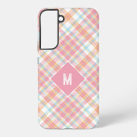 Benutzerdefiniertes Monogramm Kariert / Tartan Mus