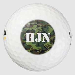 Benutzerdefiniertes Monogramm-Logo mit baufähiger  Golfball