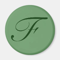 Benutzerdefiniertes Monogramm-Magnet