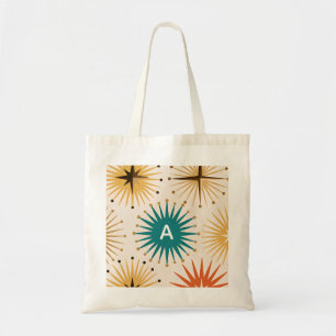 Benutzerdefiniertes Monogramm Mid-Century Modern S Tragetasche