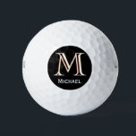 Benutzerdefiniertes Monogramm mit drei Ebenen mit  Golfball<br><div class="desc">EINZIGARTIGE LAYERING DES MONOGRAMM - schauen Sie genau hin und Sie werden drei Farben sehen, die ihm das Gefühl der Tiefe geben. Personalisiert zusätzlich mit dem Vornamen. Spezielle Idee für ein Geschenk oder Sie können einfach nur für sich selbst genießen! Wenn Sie Fragen zum Design oder eine spezielle Anfrage haben,...</div>