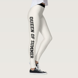 Benutzerdefiniertes Monogramm Name Elegant Solides Leggings