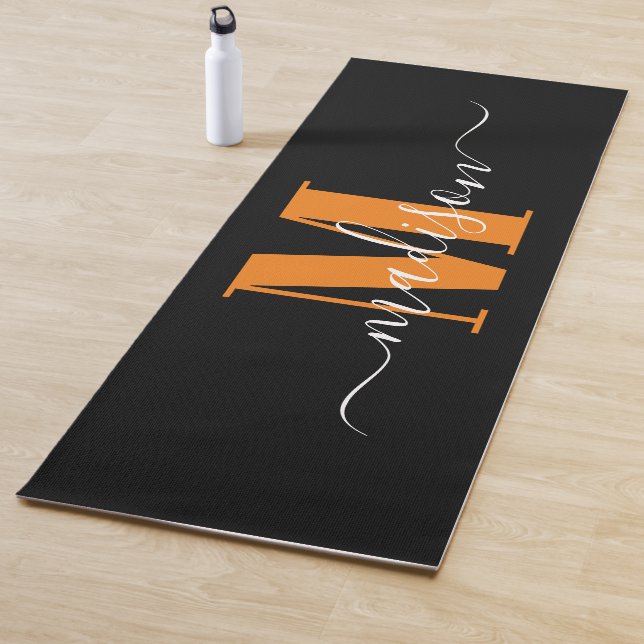 Benutzerdefiniertes Monogramm Name Yogamatte (Beispiel)
