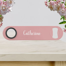 Benutzerdefiniertes Monogramm - Orchid Pink mit Sk Speed Flaschenöffner