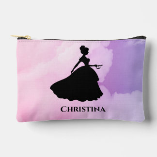 Benutzerdefiniertes Monogramm Prinzessin Zubehörtasche