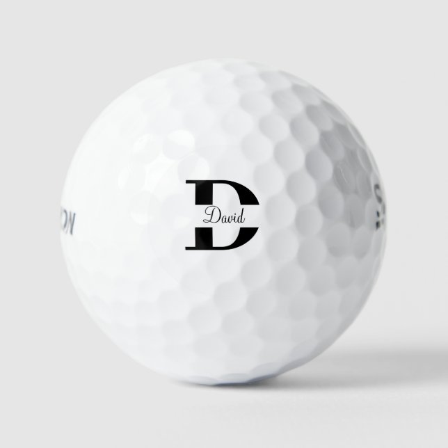 Benutzerdefiniertes Monogramm Srixon Soft Feel 13  Golfball (Vorderseite)
