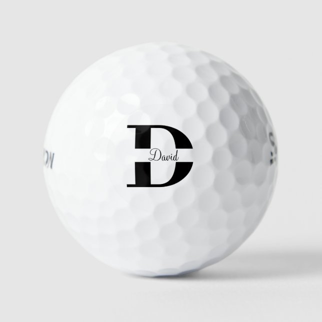 Benutzerdefiniertes Monogramm Srixon Soft Feel 13  Golfball (Vorderseite)