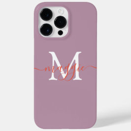 Benutzerdefiniertes Monogramm-Telefongehäuse - Per Case-Mate iPhone 14 Pro Max Hülle