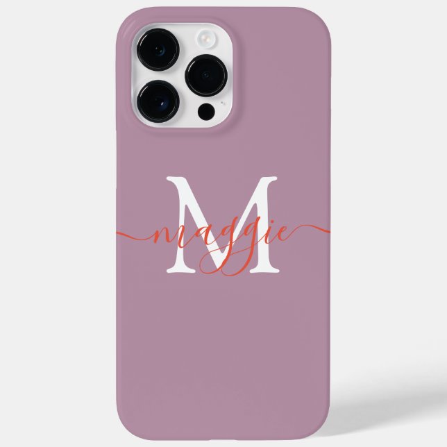 Benutzerdefiniertes Monogramm-Telefongehäuse - Per Case-Mate iPhone Hülle (Rückseite)