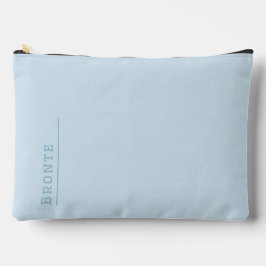 Benutzerdefiniertes Monogramm, trendy Ice Blue Zubehörtasche