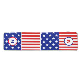 Benutzerdefiniertes Monogramm - USA-Flag Beer Pong Tisch