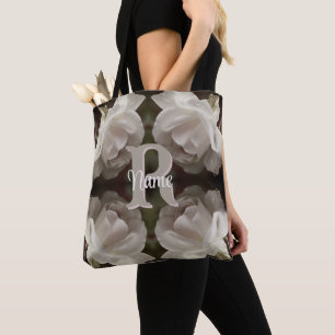 Benutzerdefiniertes Monogramm Vintage-Rosen Person