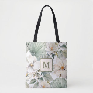 Benutzerdefiniertes Monogramm-Wasserfarben-Blumenm