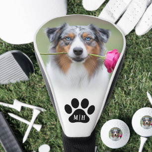 Benutzerdefiniertes monogrammiertes Familienhausti Golf Headcover