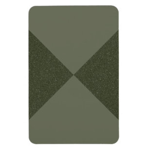 Benutzerdefiniertes Moss Green X-Muster-Magnet - A Magnet
