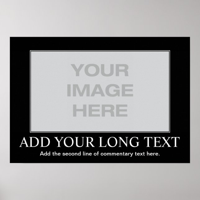 Benutzerdefiniertes Motivierend Poster - Individue (Vorne)