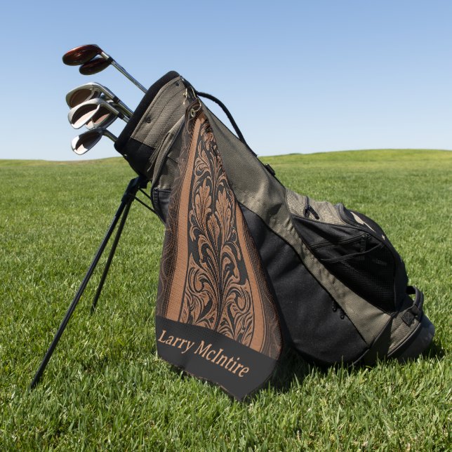 Benutzerdefiniertes Muster für das Muster "Damask  Golfhandtuch (Gras)