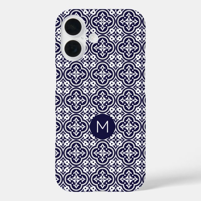 Benutzerdefiniertes Muster für Portugese-Tiles Case-Mate iPhone Hülle (Rückseite)