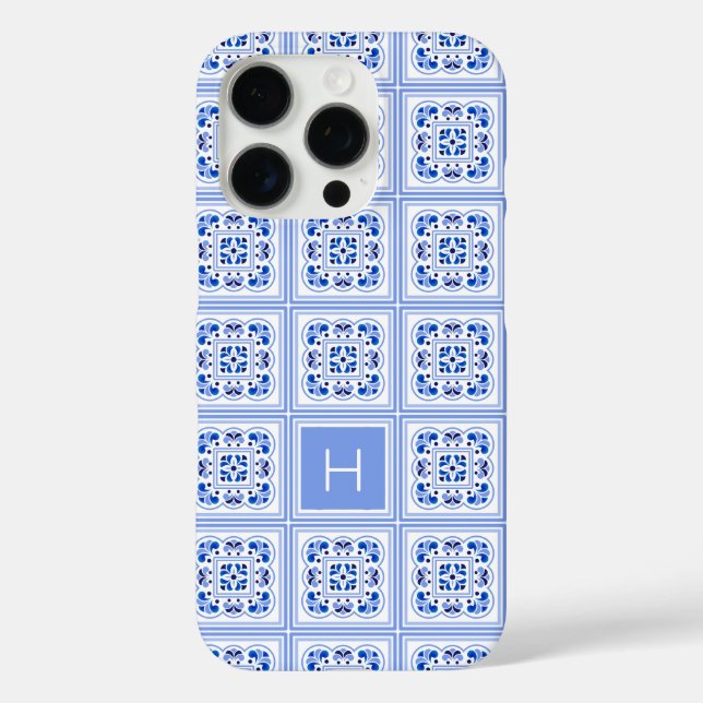 Benutzerdefiniertes Muster für Portugese-Tiles Case-Mate iPhone Hülle (Rückseite)