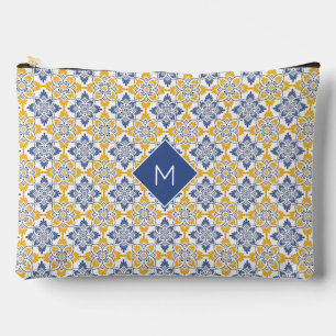 Benutzerdefiniertes Muster für Portugese-Tiles Zubehörtasche