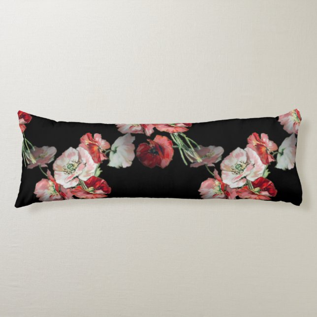 Benutzerdefiniertes Muster für rosa und rote Pappe Seitenschläferkissen (Vorderseite)