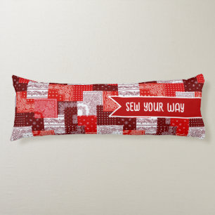Benutzerdefiniertes Näh-Patchwork-Bandana-Quilt-Mu Seitenschläferkissen