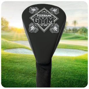 Benutzerdefiniertes NAME Gewichtheben Zuhause Cros Golf Headcover