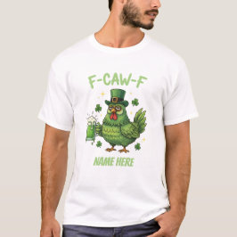 Benutzerdefiniertes Name St. Patrick's Day Hühner- T-Shirt