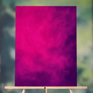 Benutzerdefiniertes Nebel Pink Gradient Akryllisch Acrylschild