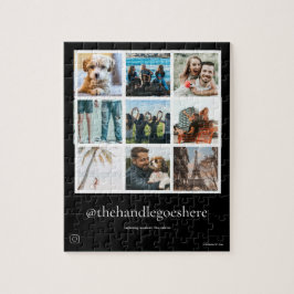 Benutzerdefiniertes Netzwerk-Social-Media-Handle f Puzzle